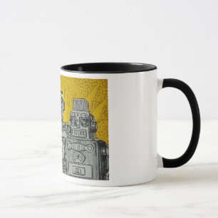 Tasse de "Discobots"