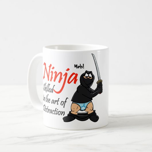 Tasse de distraction de Ninja (Devant gauche)