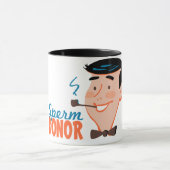 Tasse de distributeur de sperme rétro (Centre)