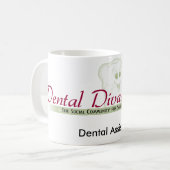 Tasse de diva d'assistant dentaire (Devant gauche)
