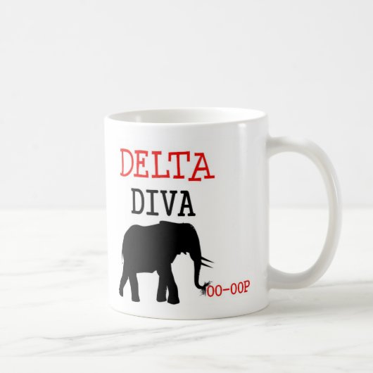 tasse de diva de delta (Droite)