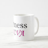 Tasse de diva de forme physique (Devant droit)