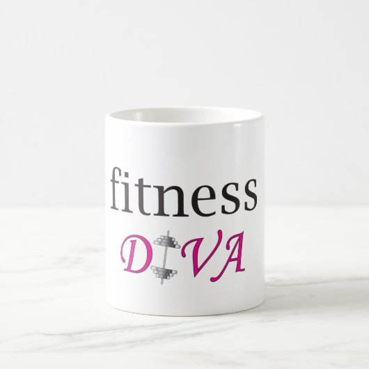 Tasse de diva de forme physique (Centre)