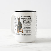 Tasse de dobermann (Devant gauche)