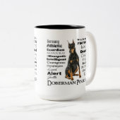 Tasse de dobermann (Devant droit)