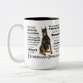 Tasse de dobermann (Gauche)