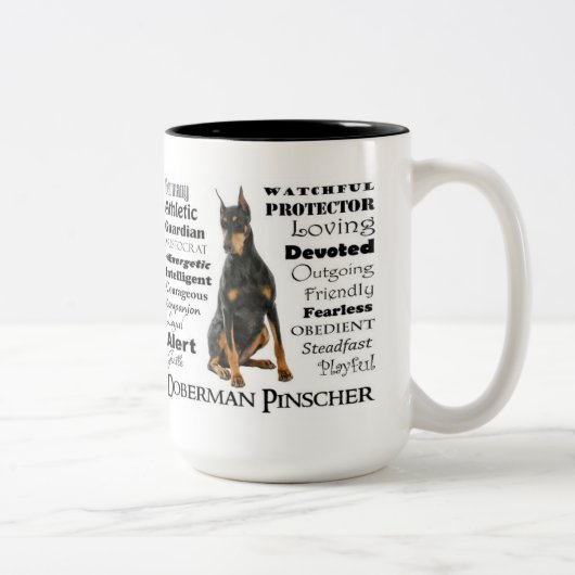 Tasse de dobermann (Droit)