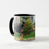 Tasse de dobermann (Devant gauche)