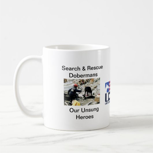 Tasse de dobermann de SAR (Gauche)