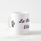 Tasse de Dolce Vita Pawprint de La (Devant gauche)