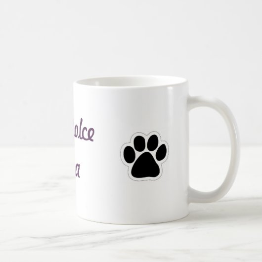 Tasse de Dolce Vita Pawprint de La (Droite)