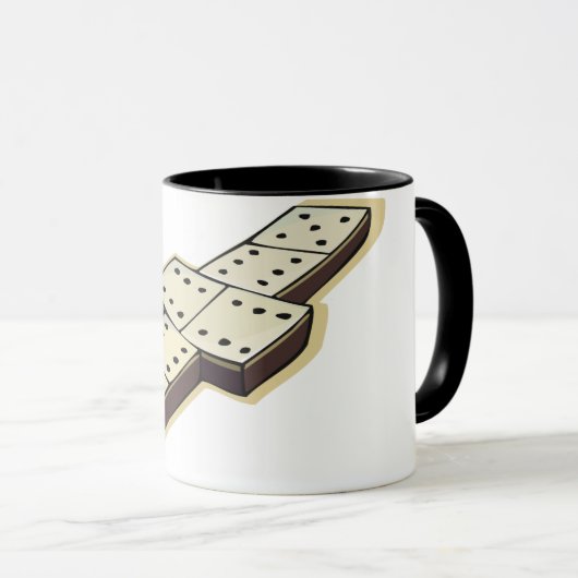 Tasse de domino (Devant droit)