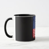 Tasse de Donald Trump avec le drapeau des (Gauche)