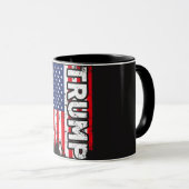 Tasse de Donald Trump avec le drapeau des (Devant droit)