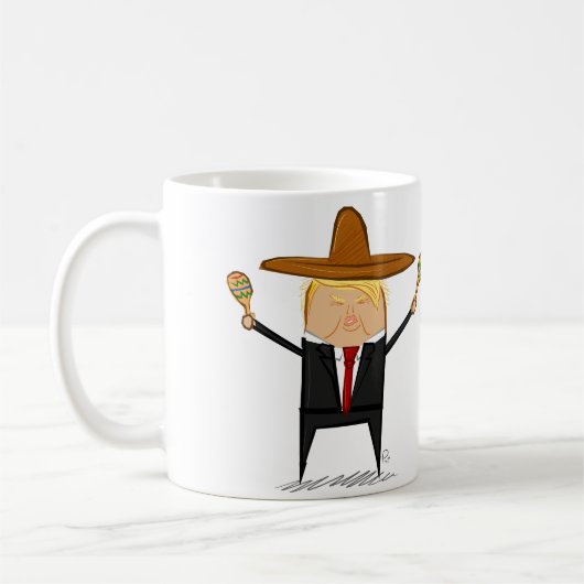 Tasse de Donald Trump de Mexicain (Gauche)