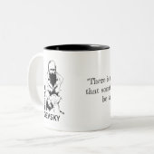 Tasse de Dostoyevsky 11oz (Devant gauche)