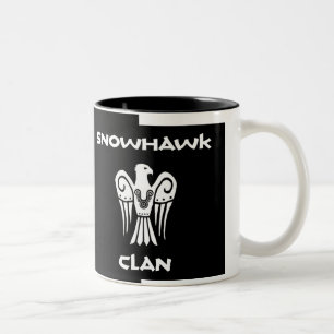 Tasse de double image de clan de Snowhawk