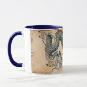Tasse de dragon d'art de tatouage (Gauche)