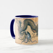 Tasse de dragon d'art de tatouage (Devant gauche)