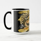 Tasse de dragon de henné de tatouage (Gauche)