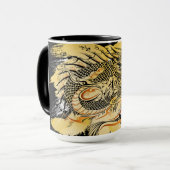 Tasse de dragon de henné de tatouage (Devant gauche)