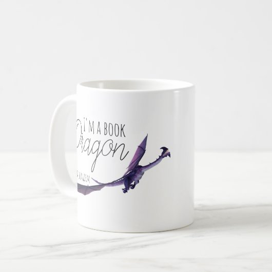 Tasse de dragon de livre (Devant gauche)