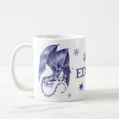 Tasse de dragon d'étoile bleue pour Edgar (Gauche)