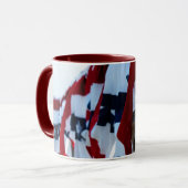 Tasse de drapeau américain (Devant gauche)