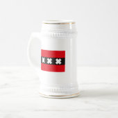 Tasse de drapeau d'Amsterdam (Devant gauche)