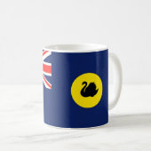 Tasse de drapeau d'Australie occidentale (Devant droit)