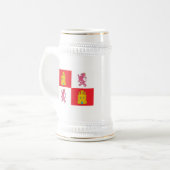 Tasse de drapeau de Castille et de Léon (Devant gauche)