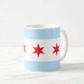 Tasse de drapeau de Chicago (Devant droit)