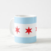 Tasse de drapeau de Chicago (Devant gauche)