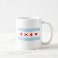 Tasse de drapeau de Chicago