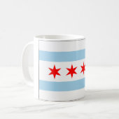 Tasse de drapeau de Chicago (Devant gauche)
