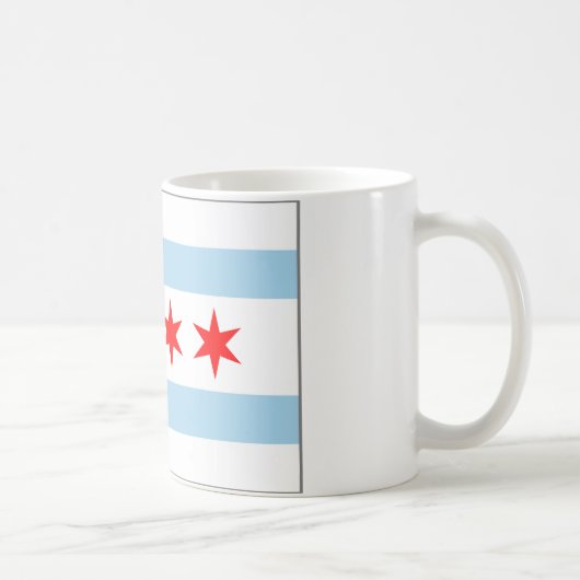Tasse de drapeau de Chicago (Droite)