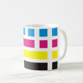 Tasse de drapeau de CMYK (Devant droit)