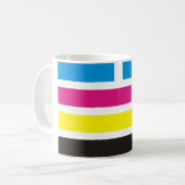 Tasse de drapeau de CMYK (Devant gauche)