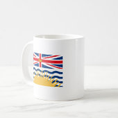 Tasse de drapeau de Colombie-Britannique (Devant gauche)