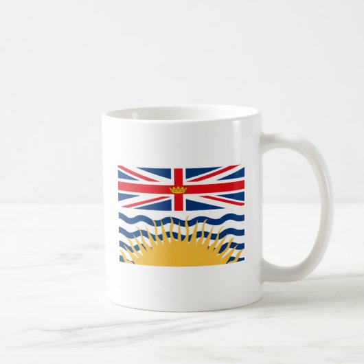 Tasse de drapeau de Colombie-Britannique (Droite)