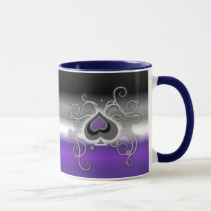 Tasse de drapeau de fierté de logo de pelle de