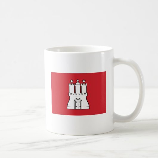 Tasse de drapeau de Hambourg (Droite)