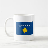 Tasse de drapeau de Kosovo (Gauche)