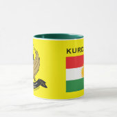 Tasse de drapeau de Kurdistan* (Centre)
