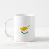 Tasse de drapeau de la Chypre (Gauche)