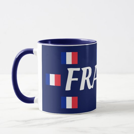 Tasse de drapeau de la France (Gauche)