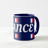 Tasse de drapeau de la France (Devant droit)