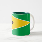 Tasse de drapeau de la Guyane (Devant droit)