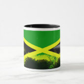 Tasse de drapeau de la Jamaïque (Centre)
