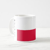 Tasse de drapeau de la Pologne (Devant gauche)